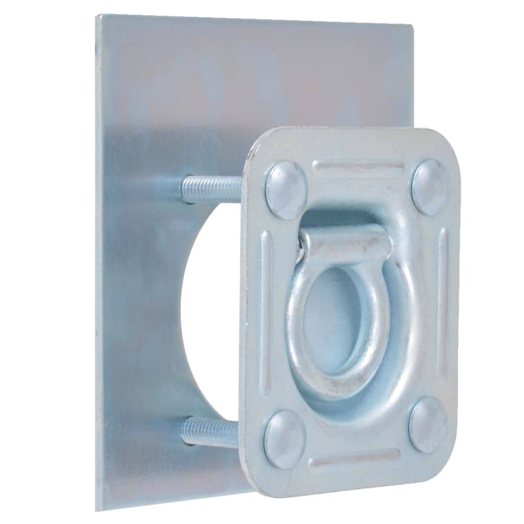 vidaXL Zurrösen für Anhänger 6 Stk. Verzinkter Stahl 2000 kg