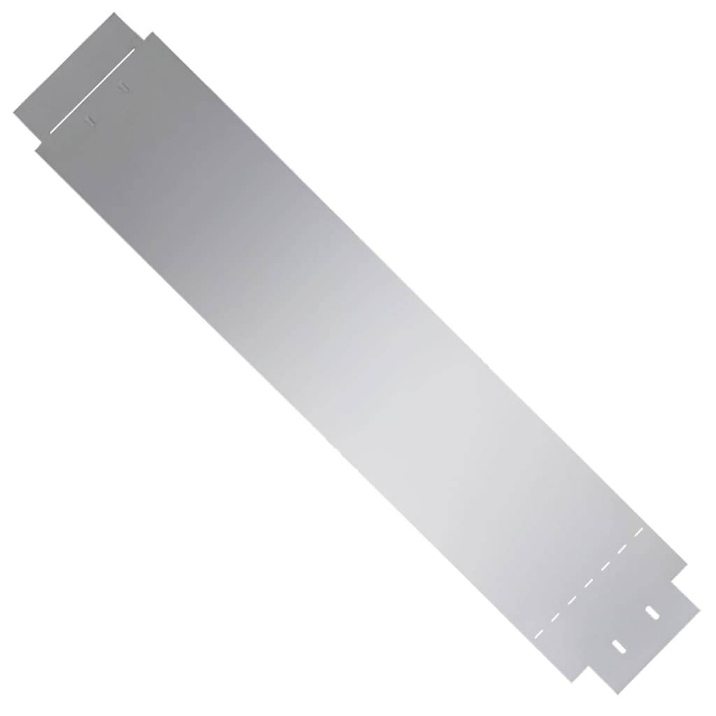 vidaXL Rasenkanten 10 Stk. Verzinkter Stahl 100 x 20 cm