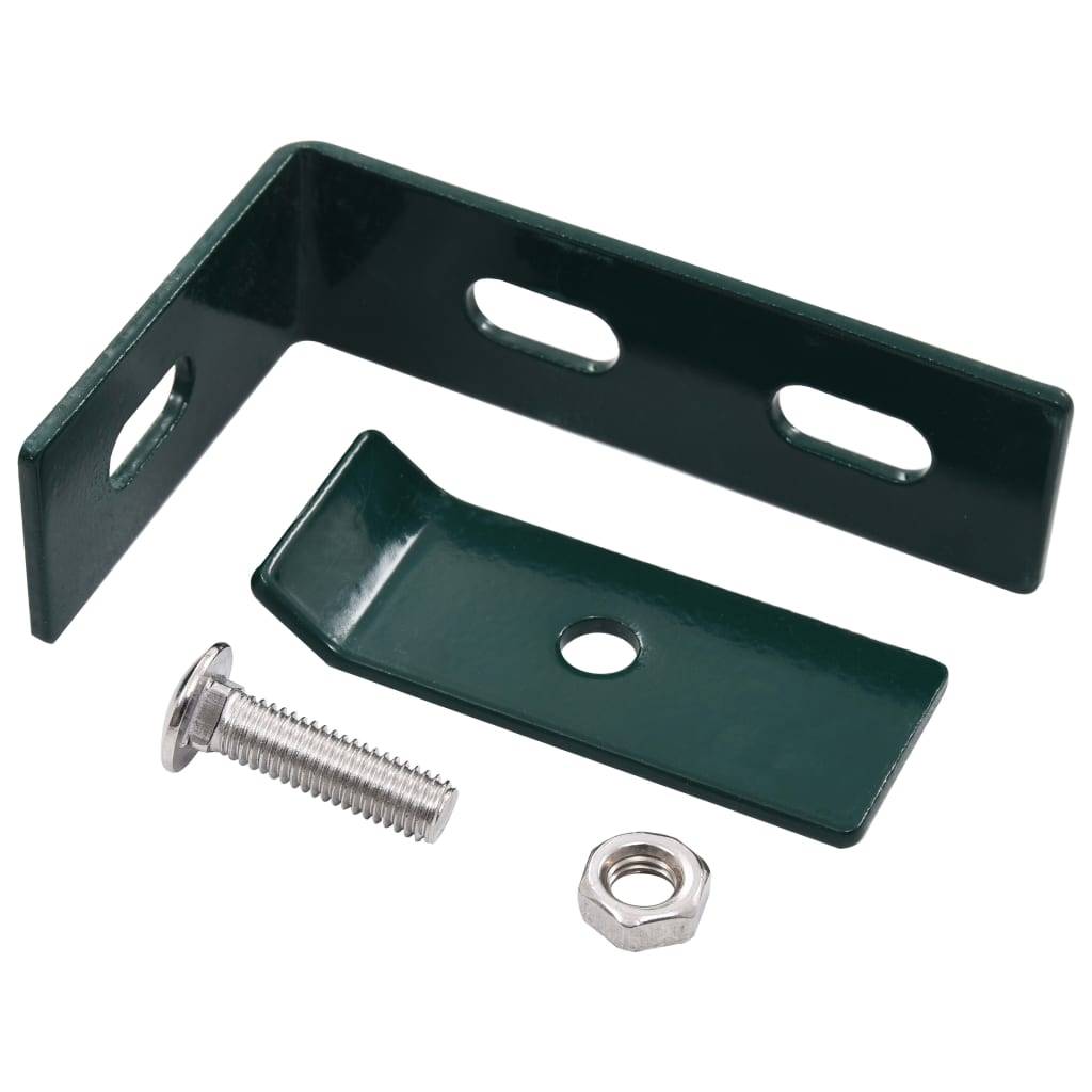 vidaXL Wand-Eckverbinder 10 Sets Grün