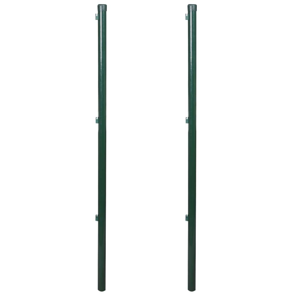 vidaXL Zaunpfosten 2 Stk. 115 cm
