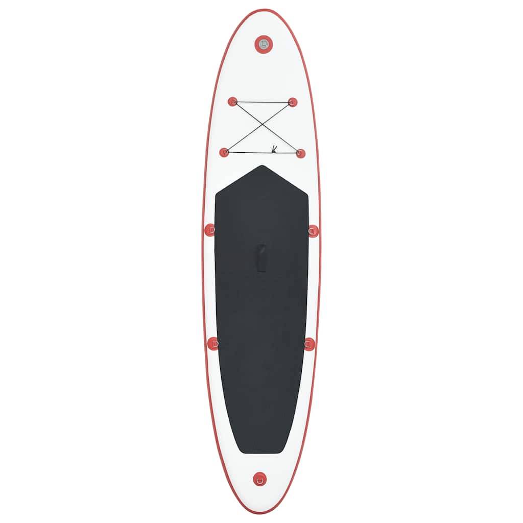vidaXL Stand Up Paddle Board SUP Aufblasbar Rot und Weiß