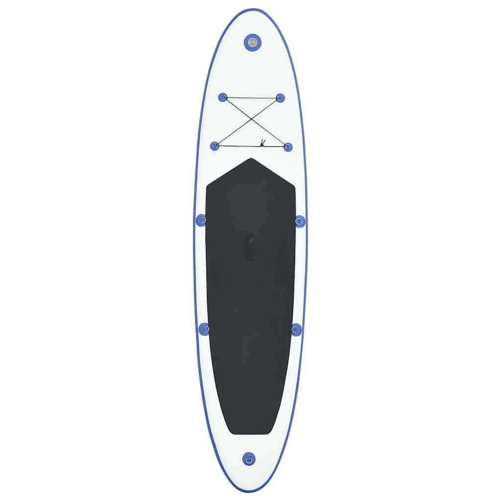 vidaXL SUP-Board Aufblasbar Blau und Weiß