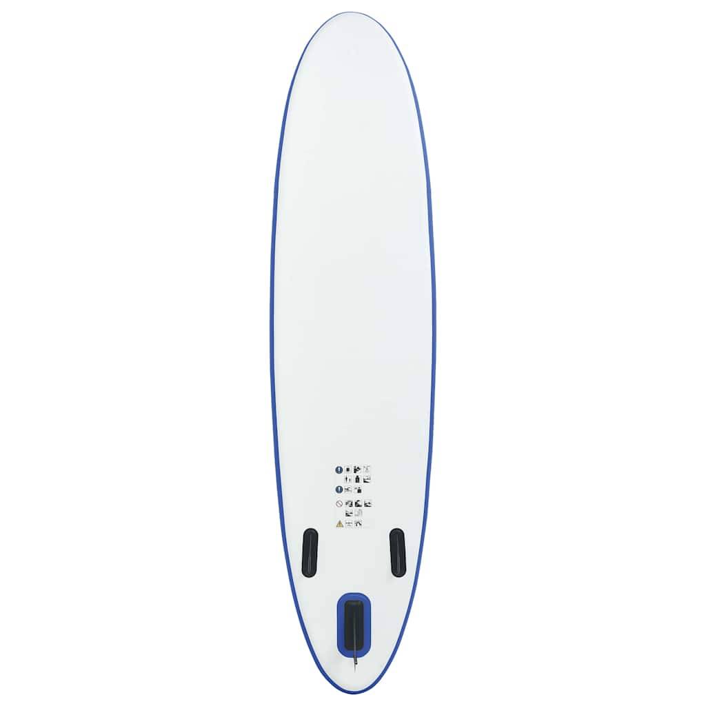 vidaXL SUP-Board Aufblasbar Blau und Weiß