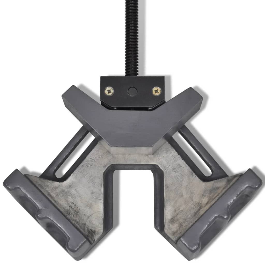 vidaXL Winkelschraubstock Handbetrieben 115 mm