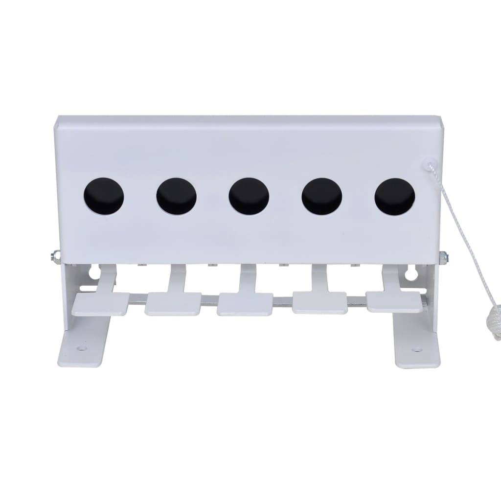 vidaXL Schießstand 5 Löcher mit Reset-Schnur