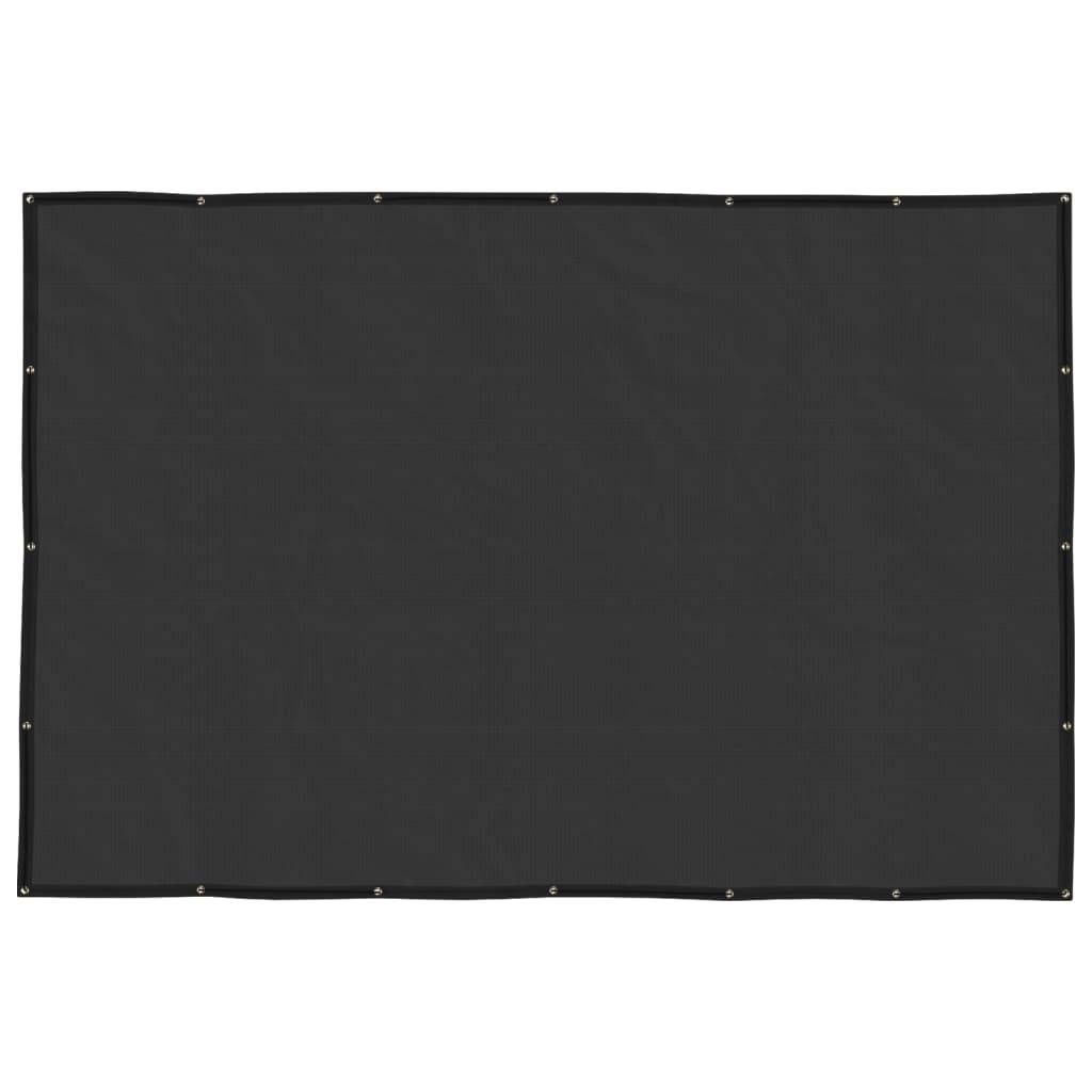 vidaXL Anhängernetz HDPE 2x3 m Schwarz