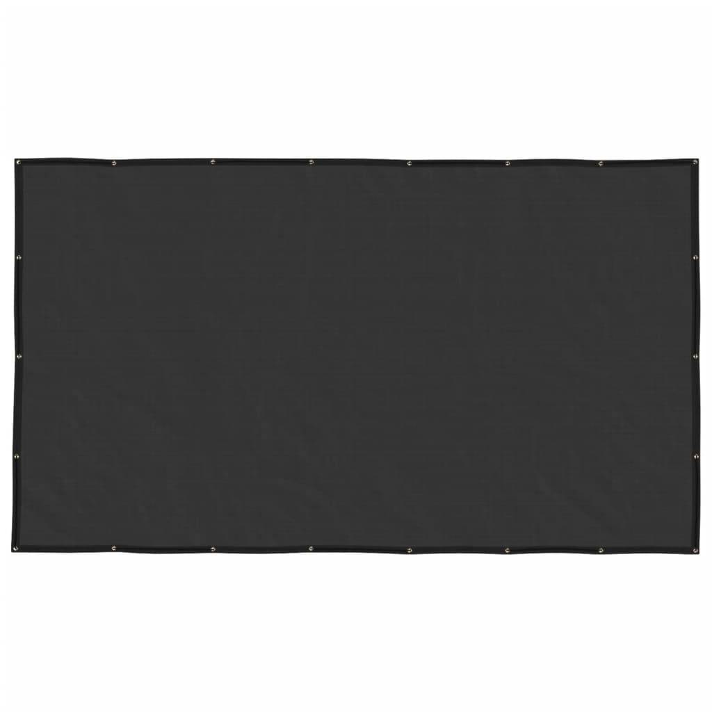 vidaXL Anhängernetz HDPE 2x3,5 m Schwarz