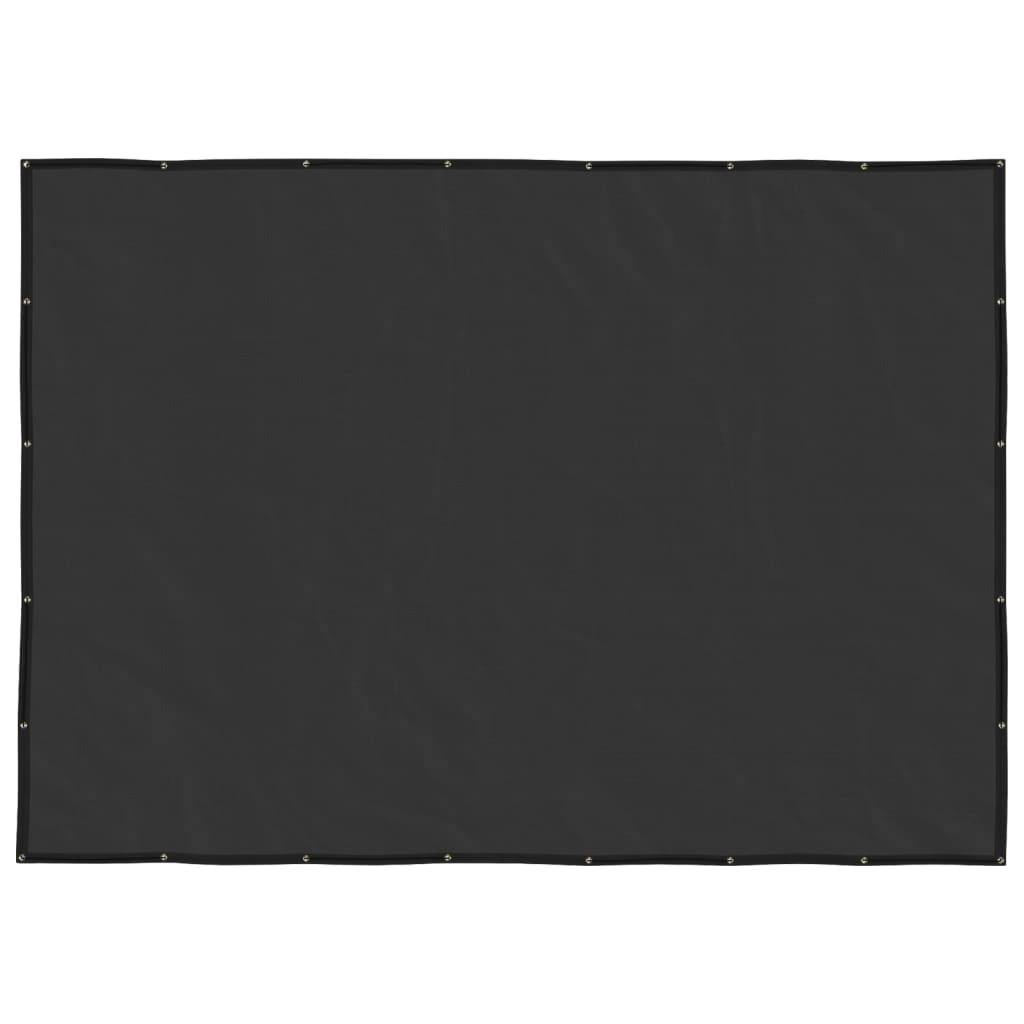 vidaXL Anhängernetz HDPE 2,5x3,5 m Schwarz