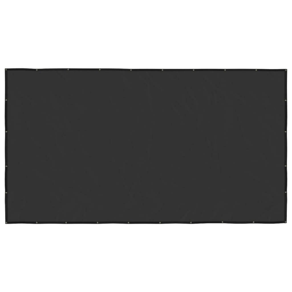 vidaXL Anhängernetz HDPE 2,5x4,5 m Schwarz