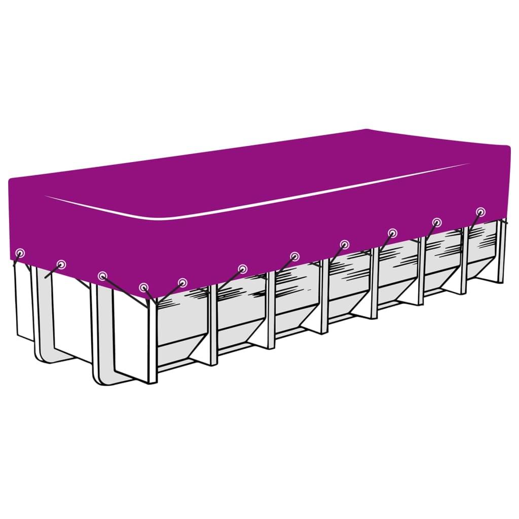 vidaXL Containernetz HDPE 3,5 x 6 m Schwarz