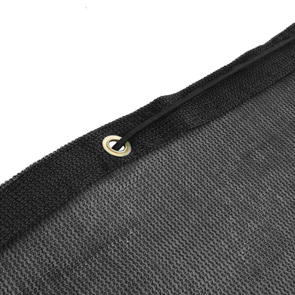 vidaXL Containernetz HDPE 3 x 6 m Schwarz