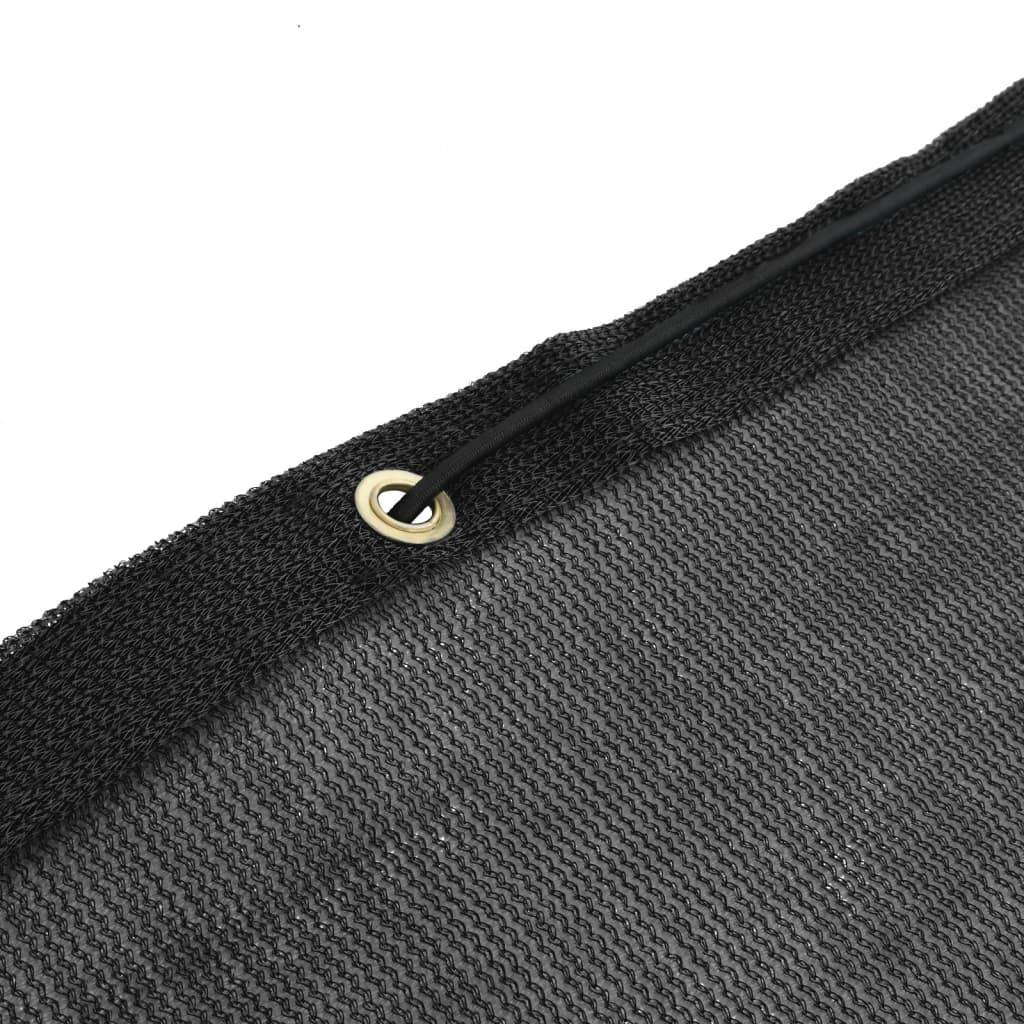 vidaXL Containernetz HDPE 3,5 x 6 m Schwarz
