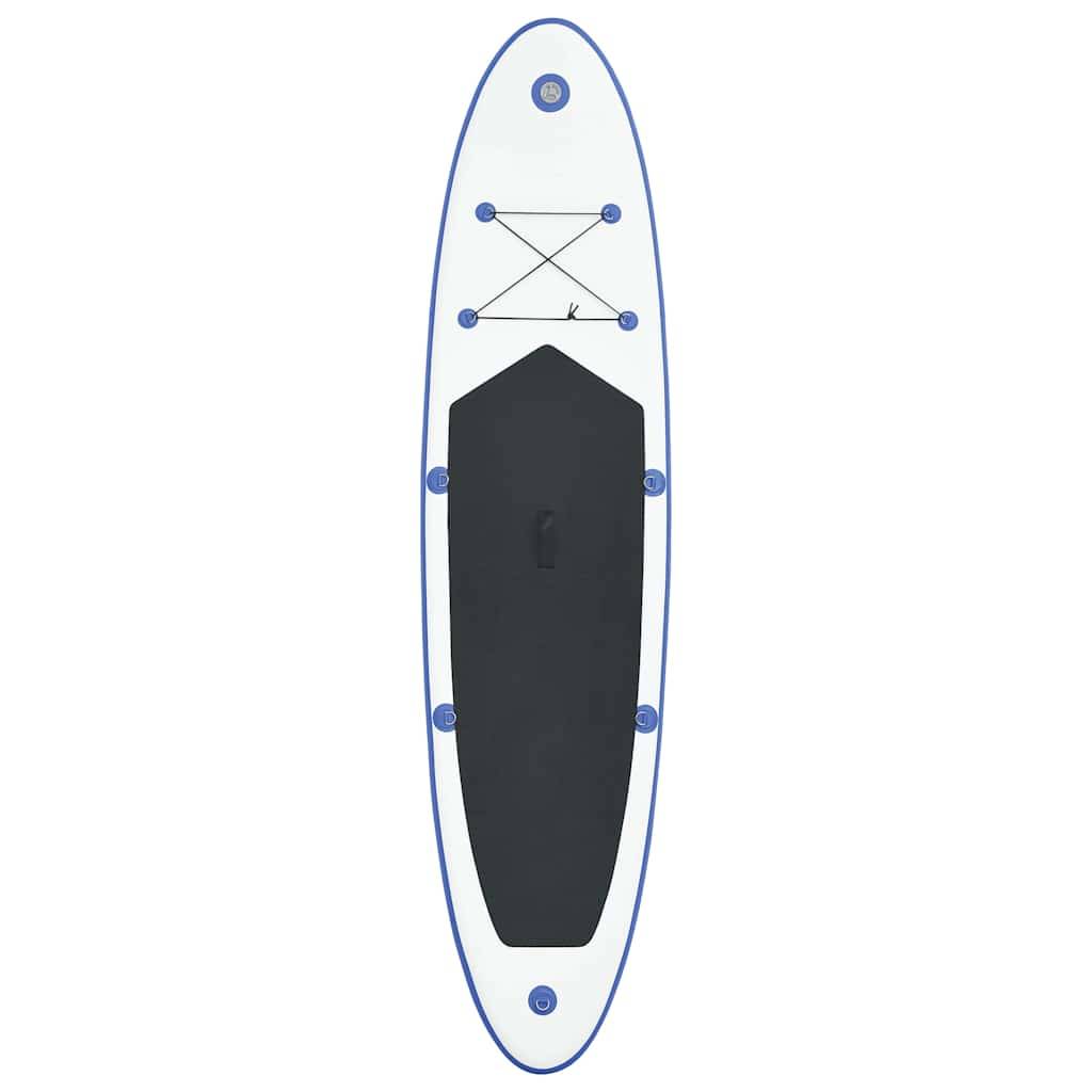 vidaXL SUP-Board Aufblasbar Blau und Weiß