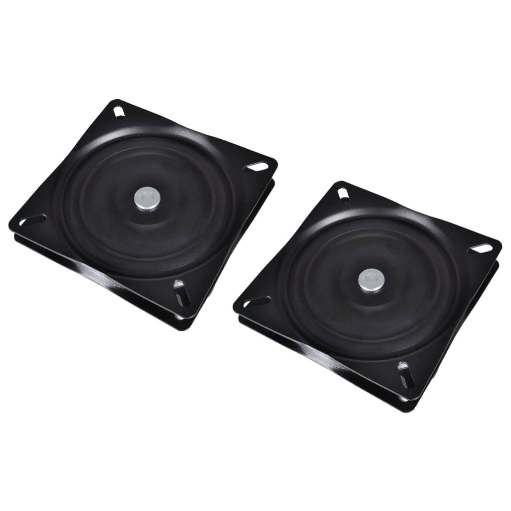vidaXL Bootssitz-Drehplatten 2 Stk. Standard 160×160×2,5 mm