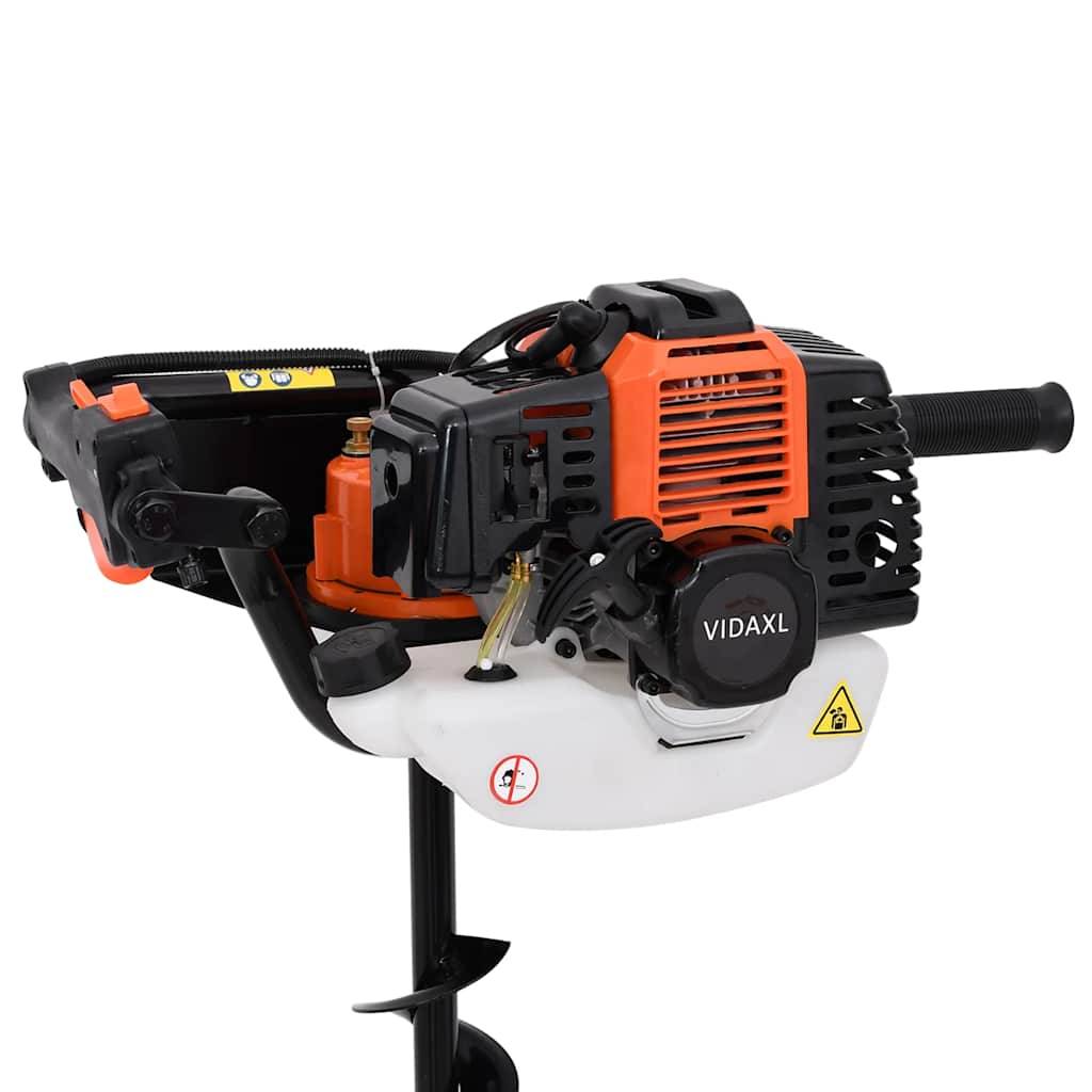 vidaXL Erdbohrer-Set Stahl