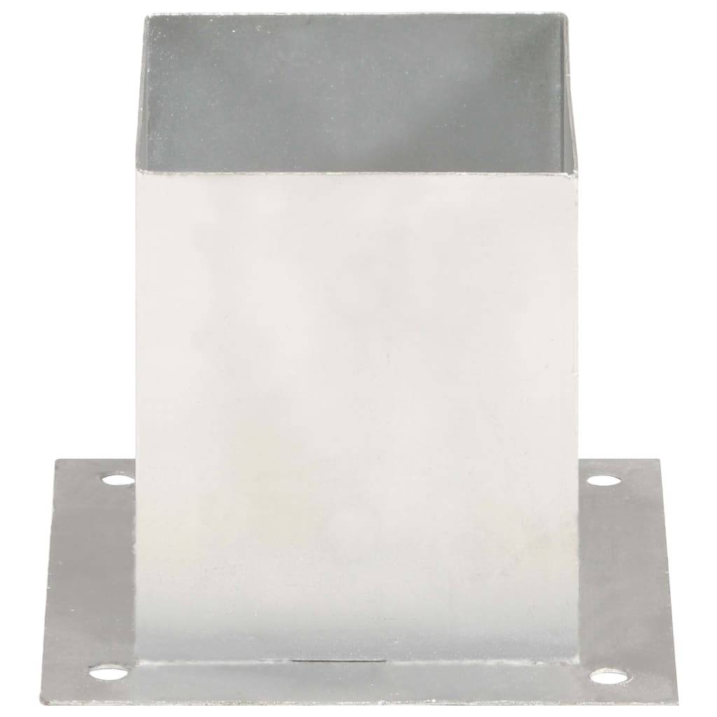 vidaXL Pfostenanker 4 Stk. Verzinktes Metall 121 mm