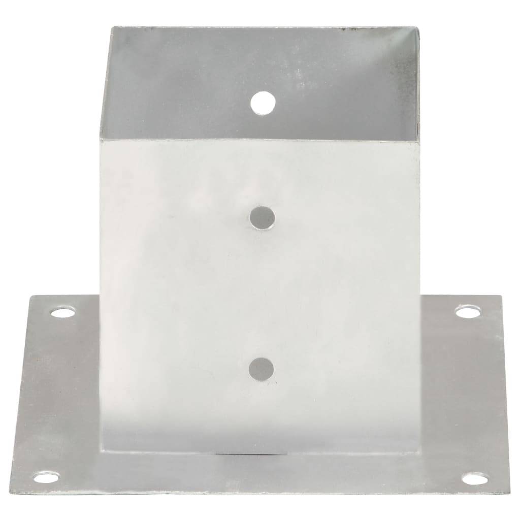 vidaXL Pfostenanker 4 Stk. Verzinktes Metall 141 mm