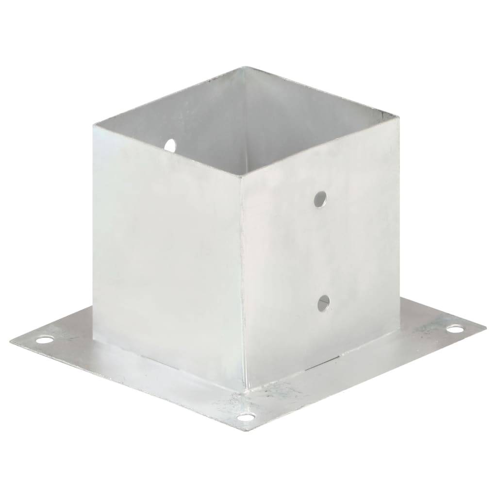 vidaXL Pfostenanker 4 Stk. Verzinktes Metall 141 mm