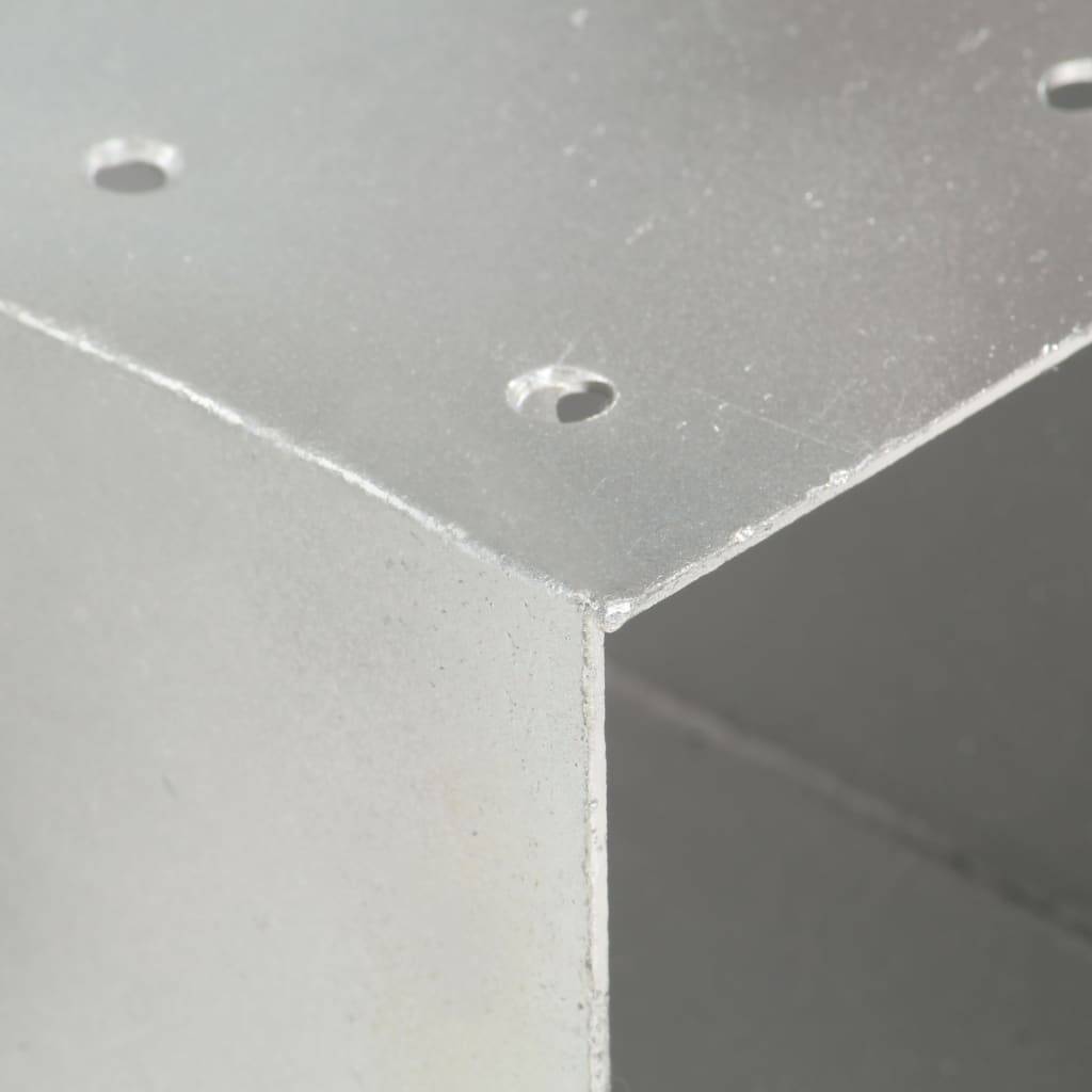 vidaXL Pfostenverbinder Y-Form Verzinktes Metall 91 x 91 mm
