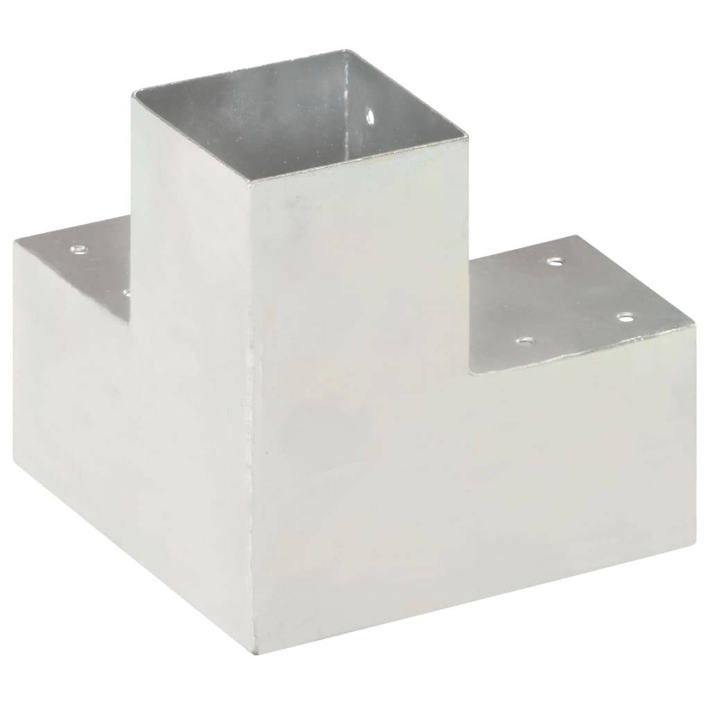 vidaXL Pfostenverbinder Y-Form Verzinktes Metall 91 x 91 mm