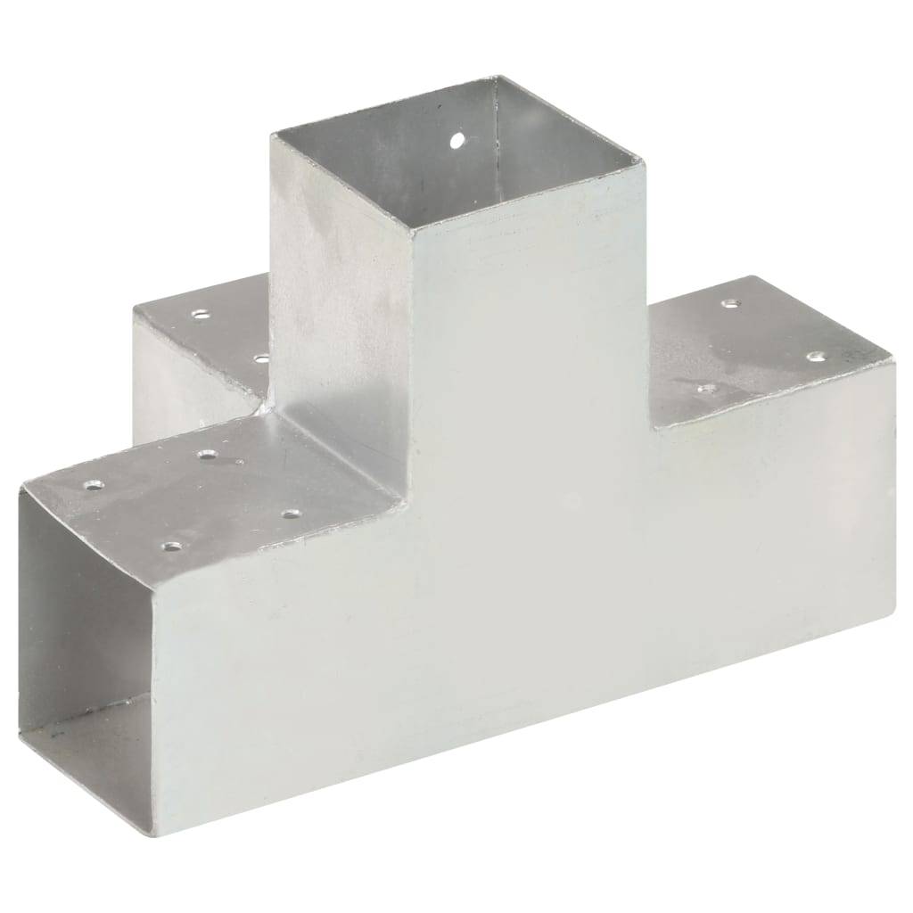 vidaXL Pfostenverbinder X-Form Verzinktes Metall 91 x 91 mm