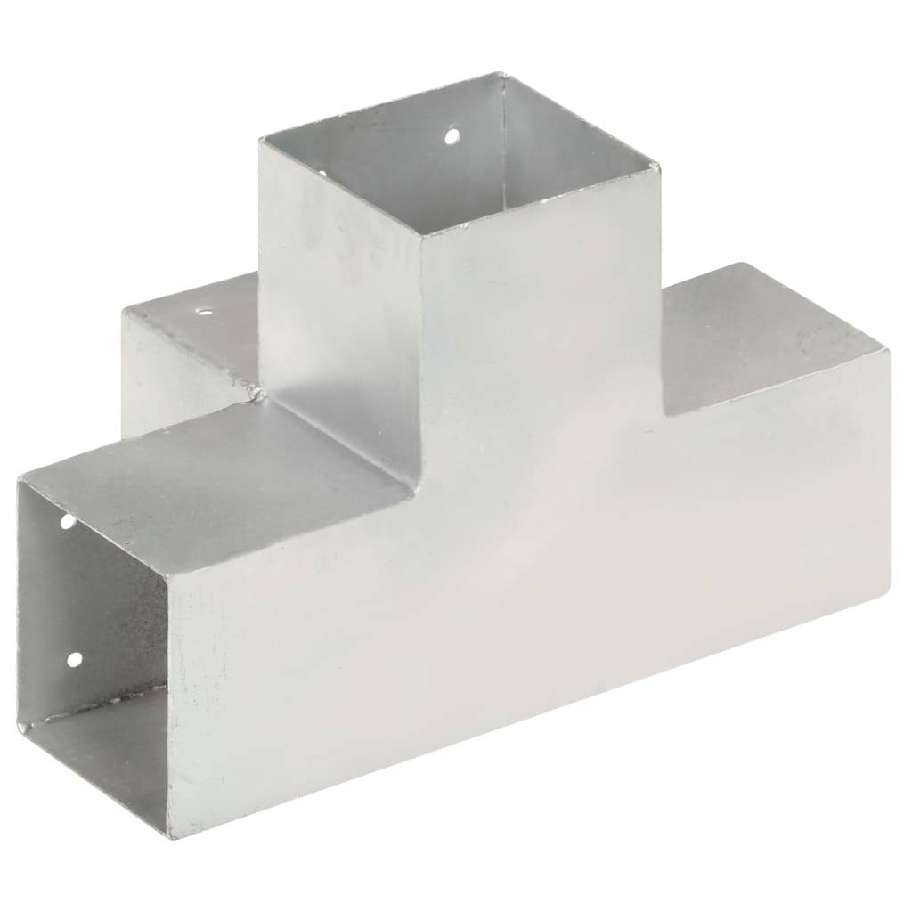 vidaXL Pfostenverbinder X-Form Verzinktes Metall 101 x 101 mm