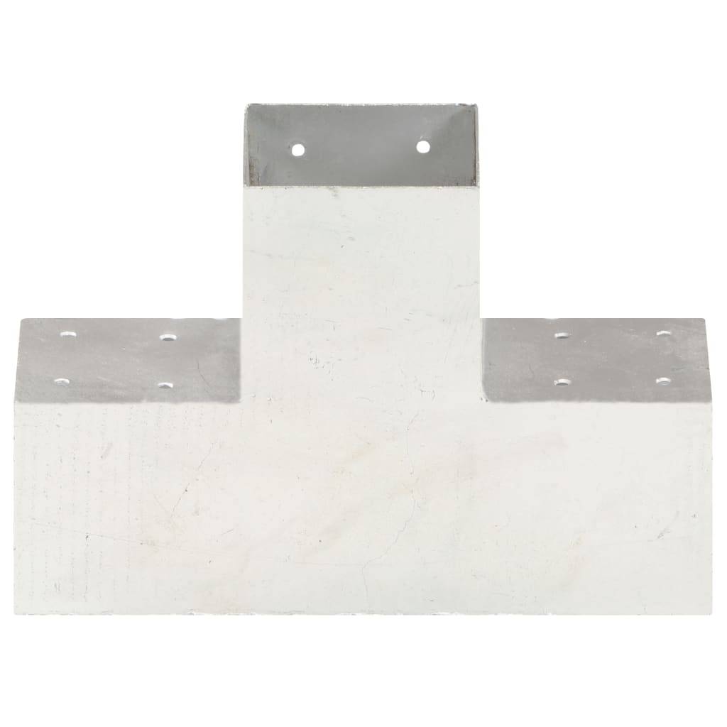 vidaXL Pfostenverbinder X-Form Verzinktes Metall 101 x 101 mm