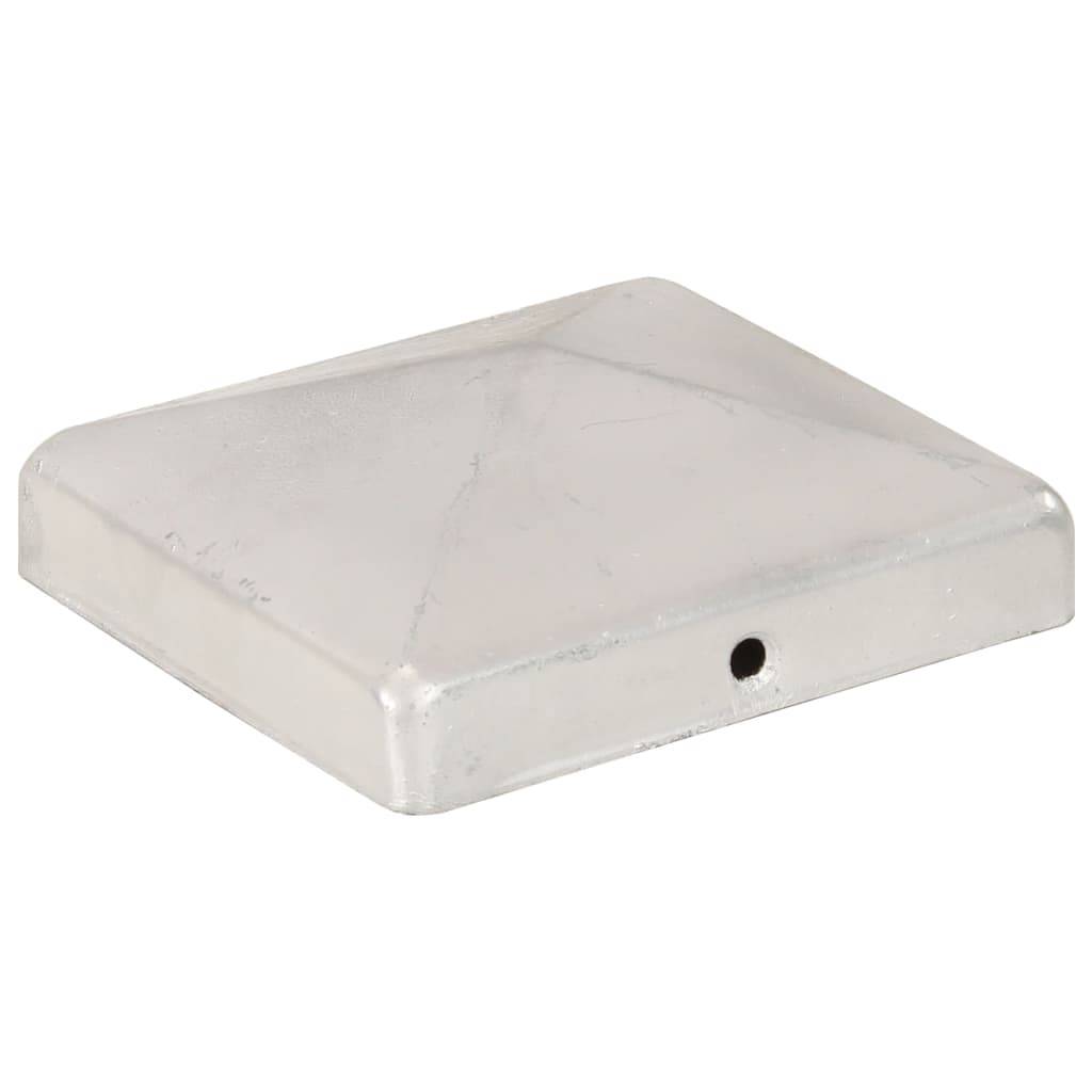 vidaXL Pfostenkappen 6 Stk. Pyramide Verzinktes Metall 101 x 101 mm