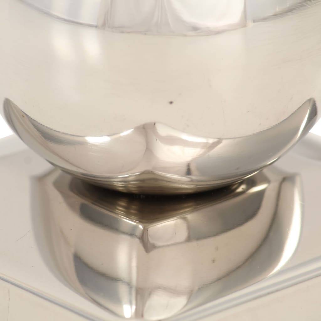 vidaXL Pfostenkappen 6 Stk. Kugelform Edelstahl 81 x 81 mm