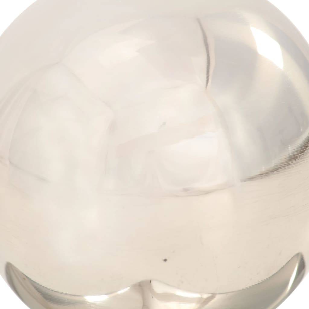 vidaXL Pfostenkappen 6 Stk. Kugelform Edelstahl 81 x 81 mm