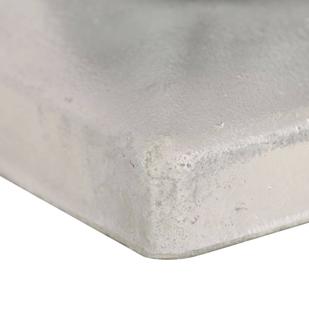 vidaXL Pfostenkappen 6 Stk. Kugelform Verzinktes Metall 101 x 101 mm
