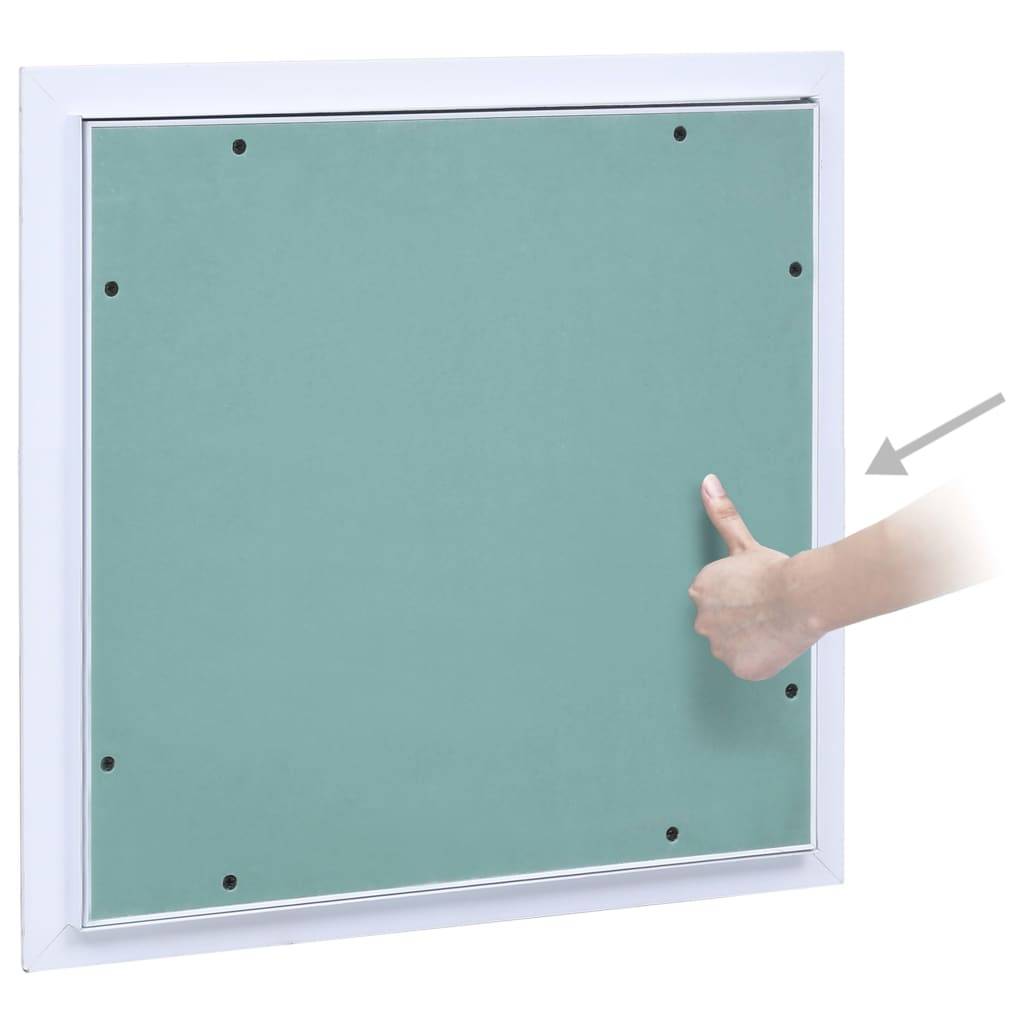 vidaXL Revisionsklappe mit Aluminium-Rahmen und GK-Einlage 300x300 mm