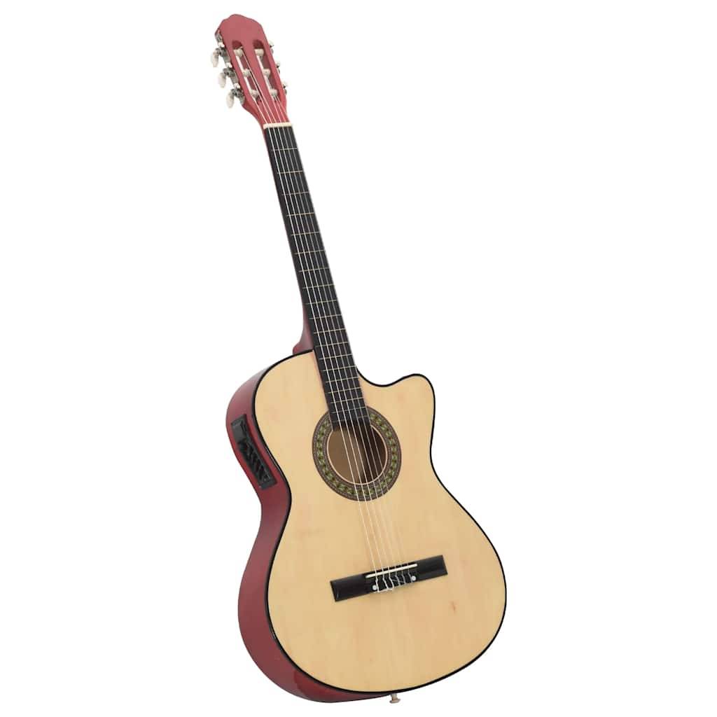 vidaXL Westerngitarre Cutaway mit Equalizer und 6 Saiten