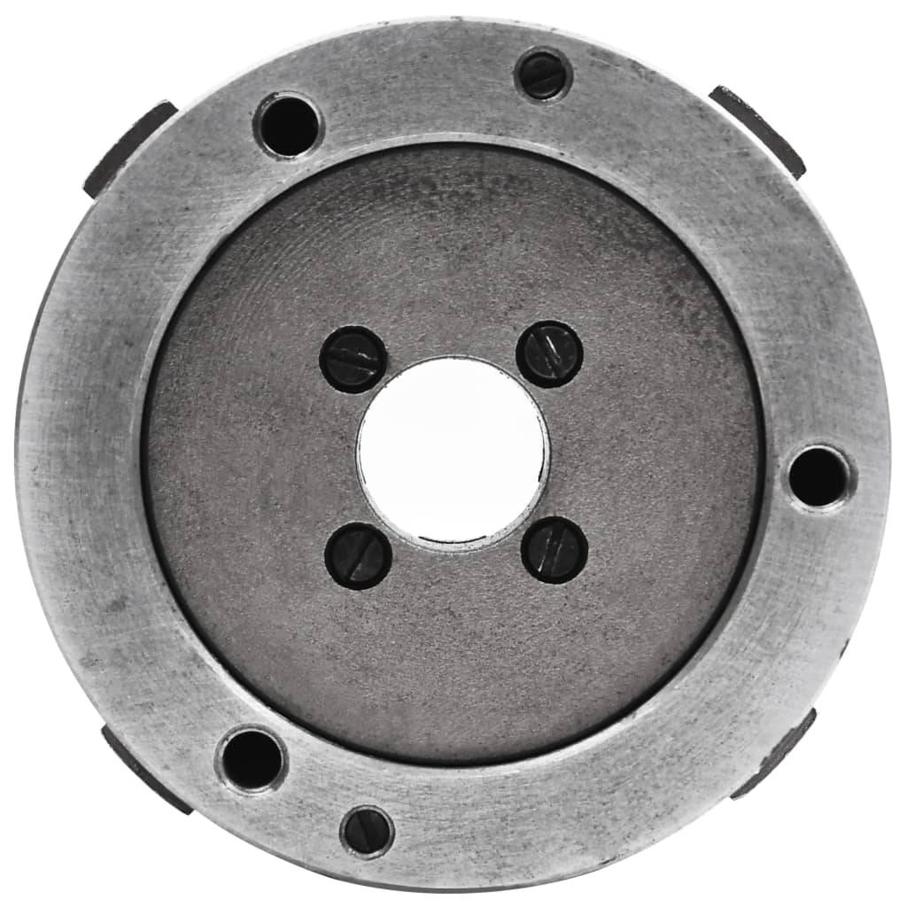 vidaXL 4-Backen-Drehfutter Selbstzentrierend 100 mm Stahl