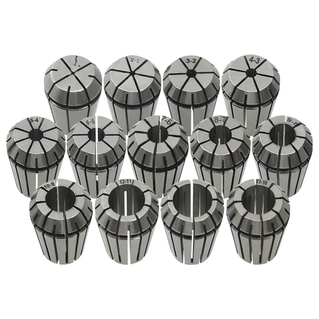 vidaXL ER20 Spannzangen 13-tlg. Drehwerkzeugsatz