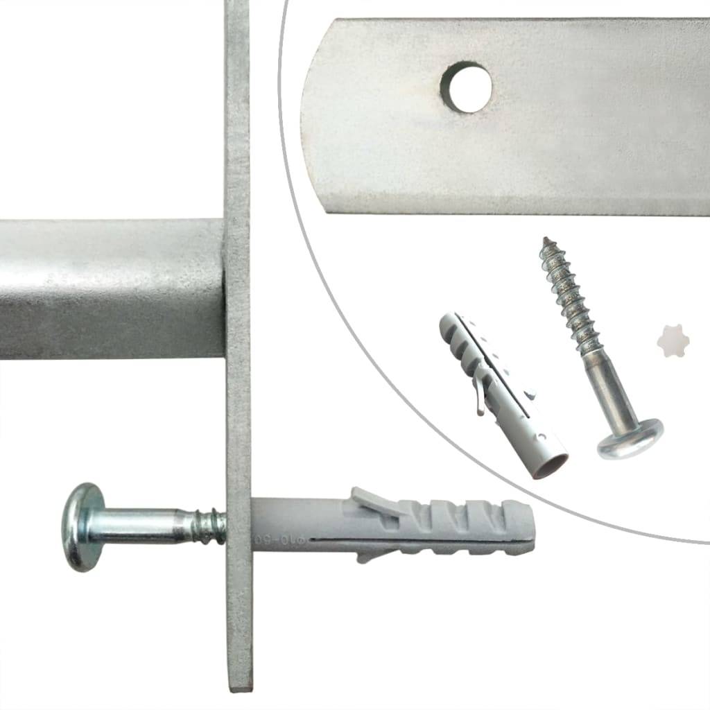vidaXL Fenstergitter Verstellbar für Fenster 2 Stk. 1000-1500 mm