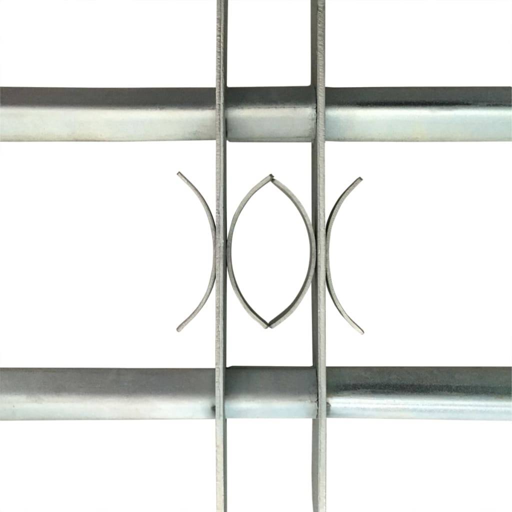 vidaXL Fenstergitter Verstellbar für Fenster 2 Stk. 1000-1500 mm