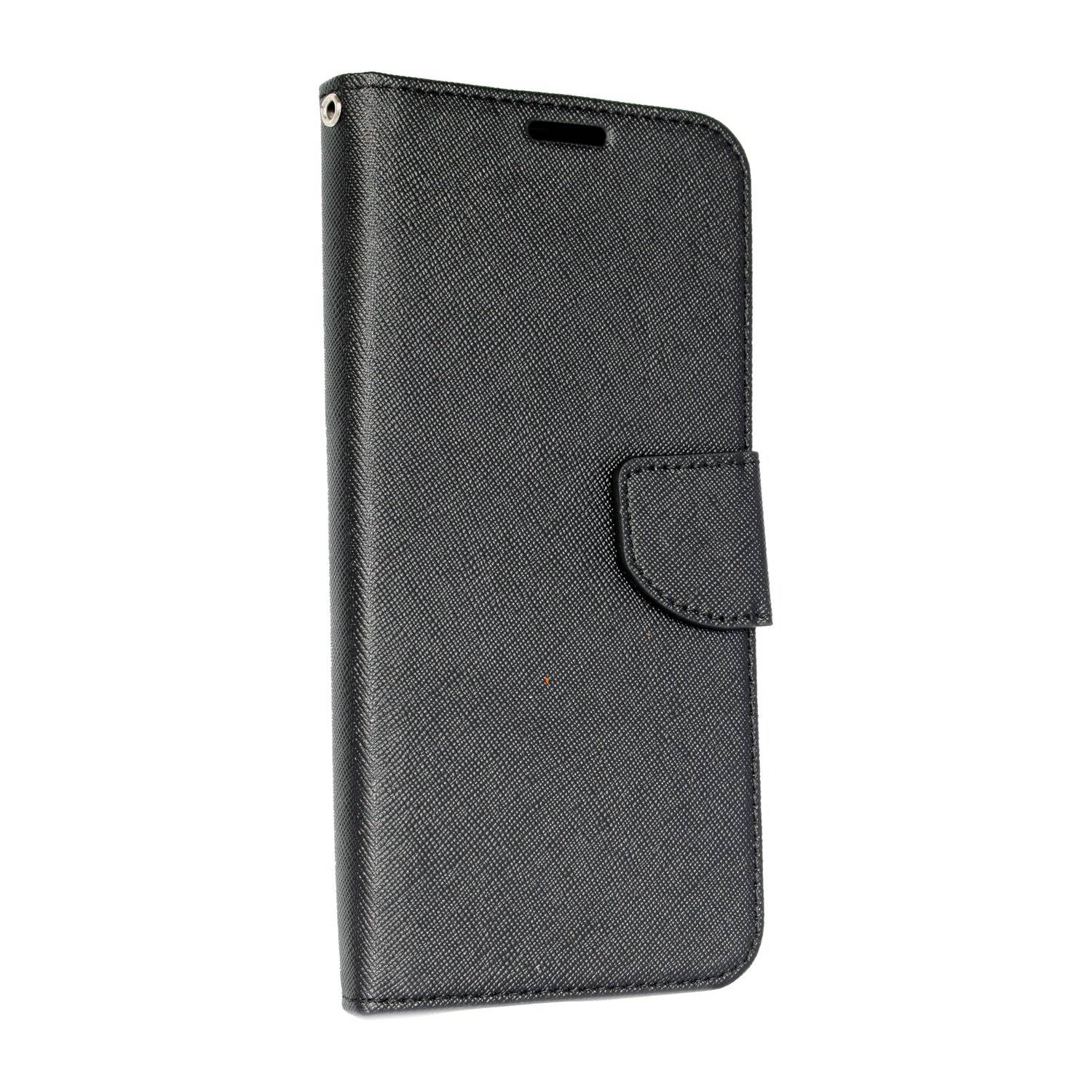Buch Tasche "Fancy" kompatibel mit XIAOMI MI 11 PRO Handy Hülle Schutzhülle mit Standfunktion, Kartenfach Schwarz