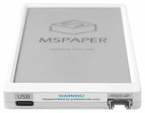 M5Stack M5Paper ESP32 Entwicklungskit V1.1, 4,7" E-Ink kapazitiver Touch Display, 540x960, 1.150mAh