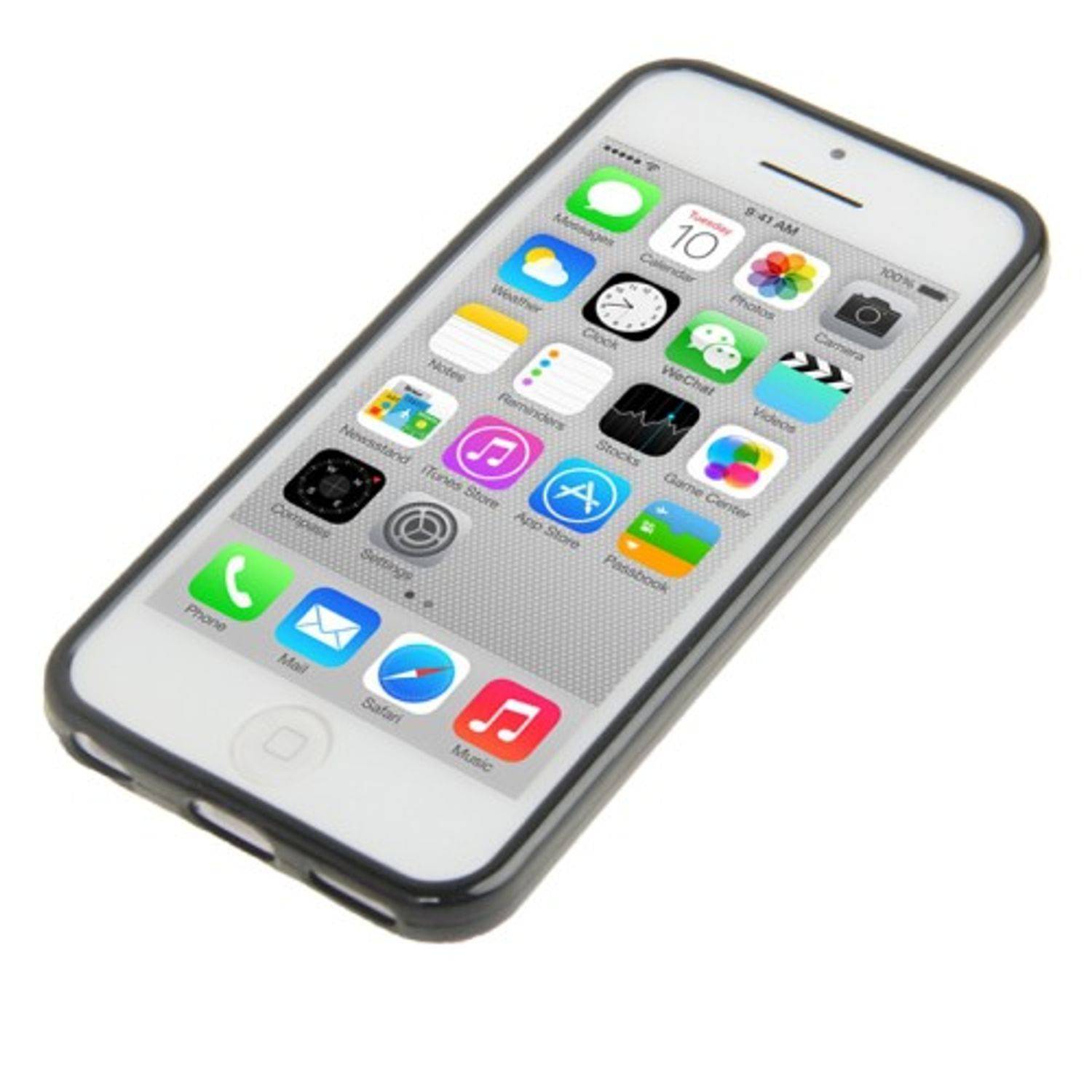 Apple iPhone 5c Handyhülle Backcover Schwarz