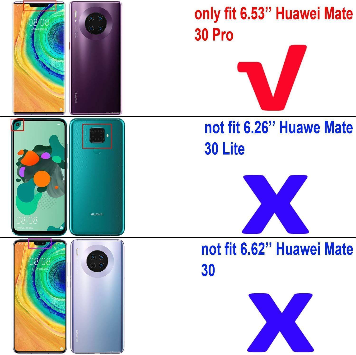 Huawei Mate 30 Pro Handyhülle Ultra Dünn Bumper Backcover Transparent