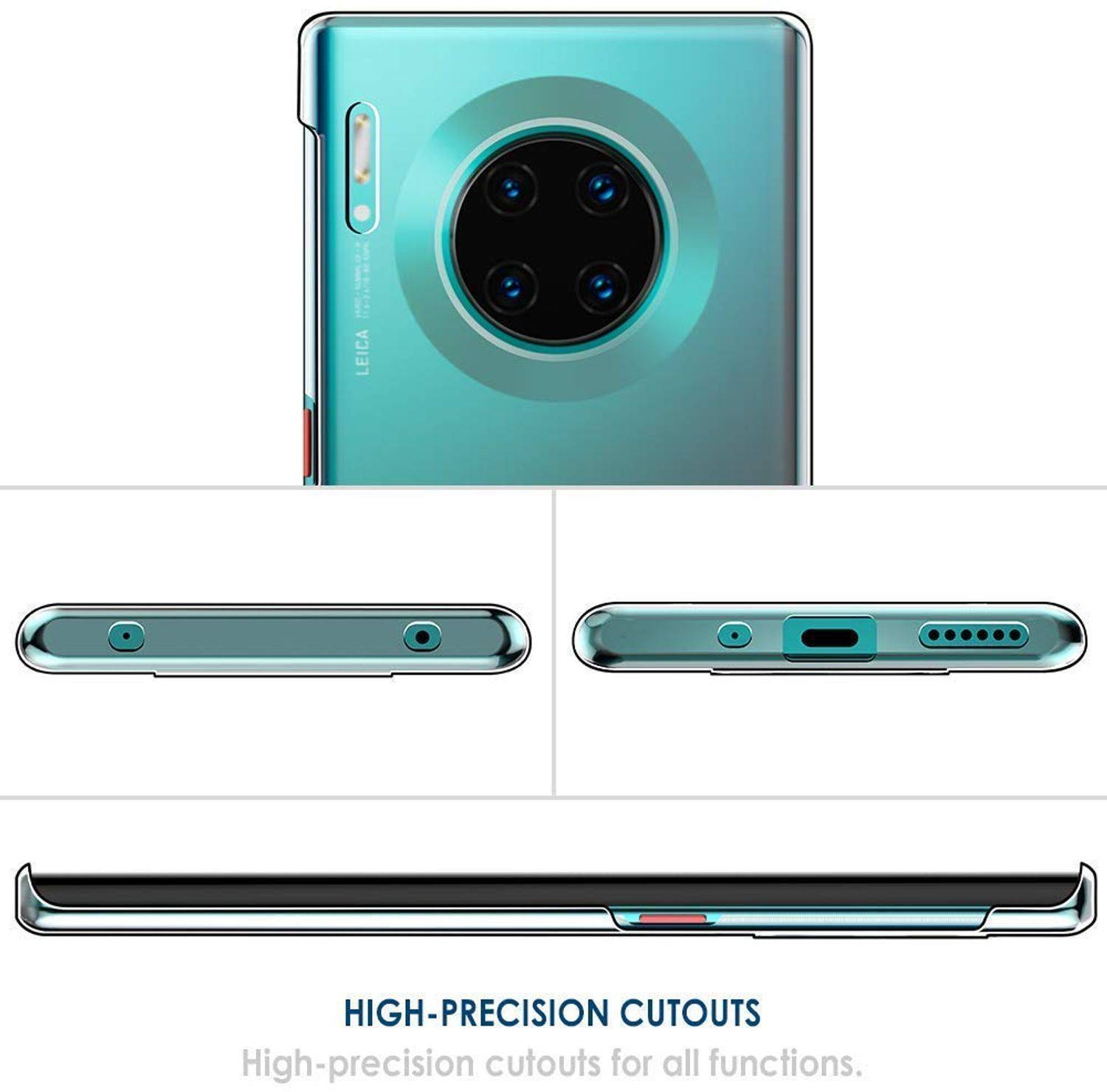 Huawei Mate 30 Pro Handyhülle Ultra Dünn Bumper Backcover Transparent