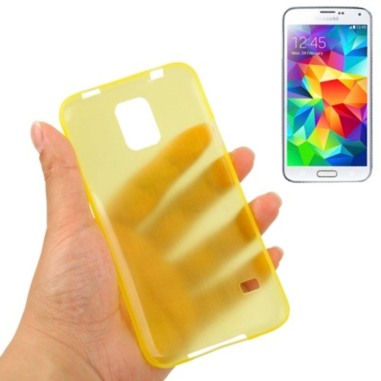 Samsung Galaxy S5 / S5 Neo Handyhülle Backcover Gelb