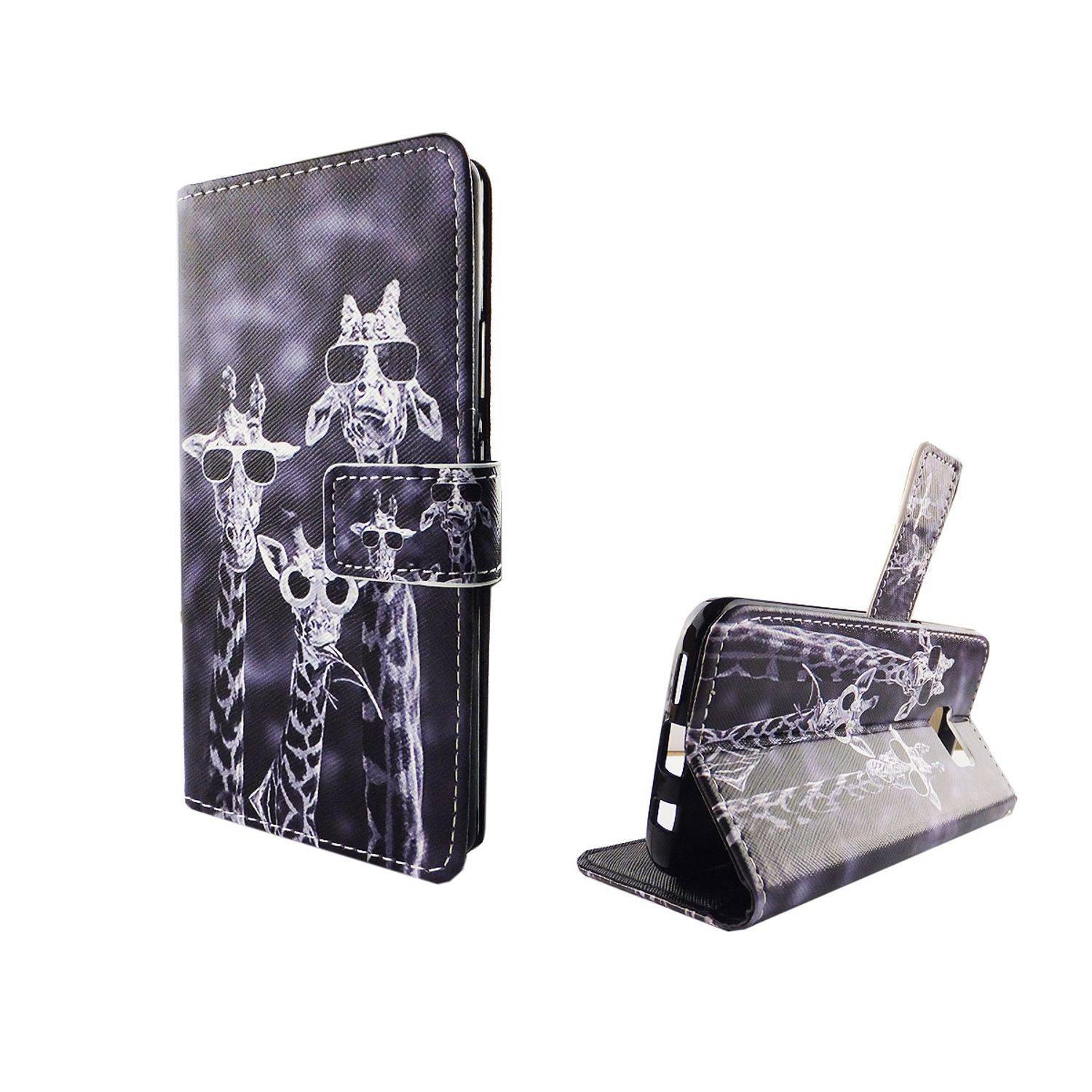 Samsung Galaxy S6 Edge Handyhülle Bookcover Grau