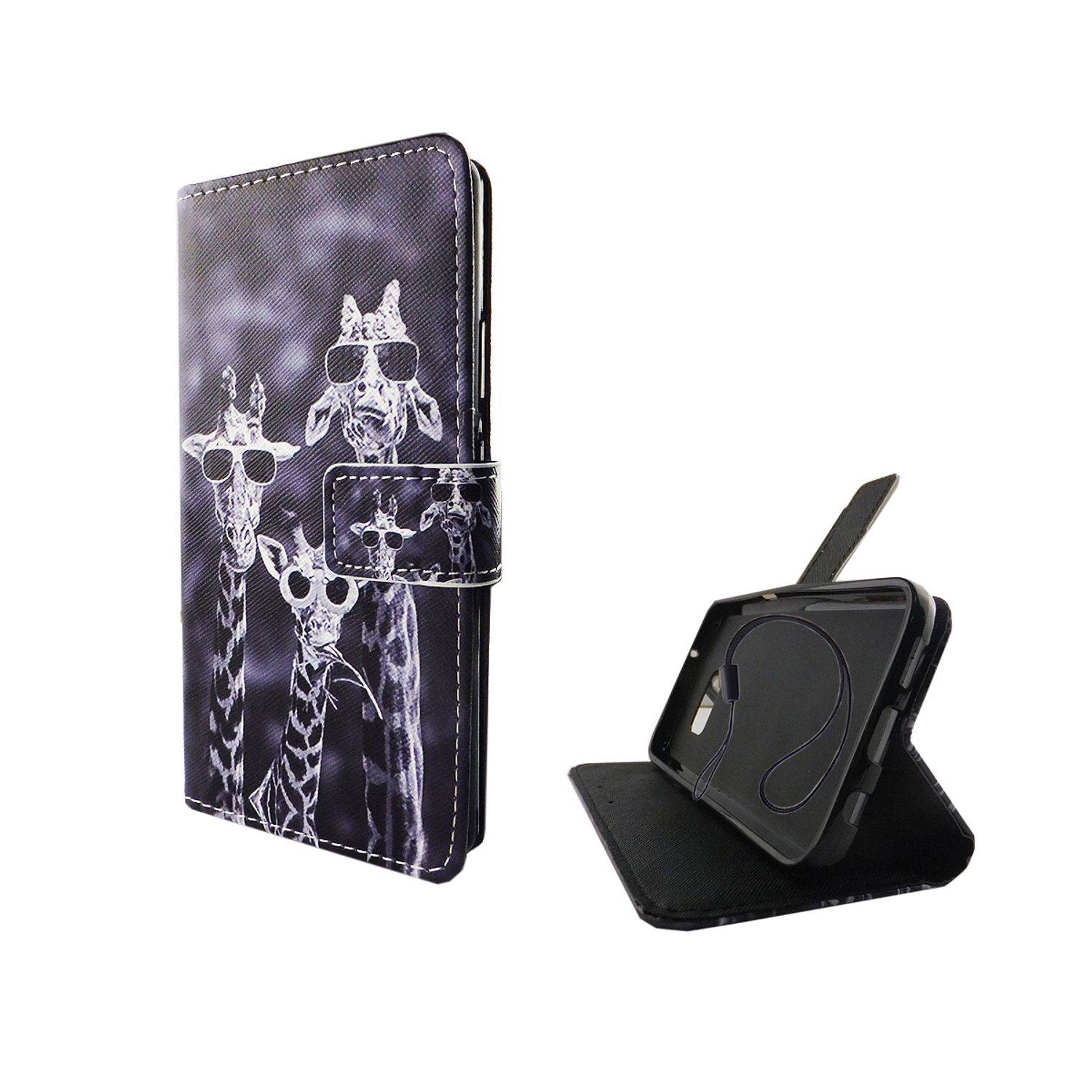 Samsung Galaxy S6 Edge Handyhülle Bookcover Grau