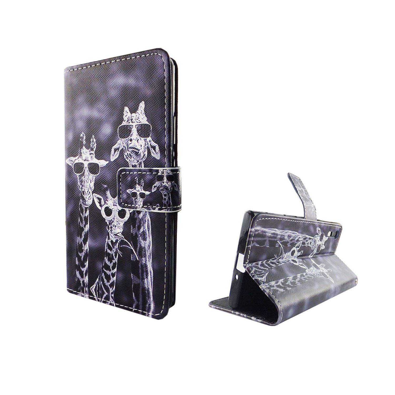 Sony Xperia XZ Handyhülle Bookcover Grau