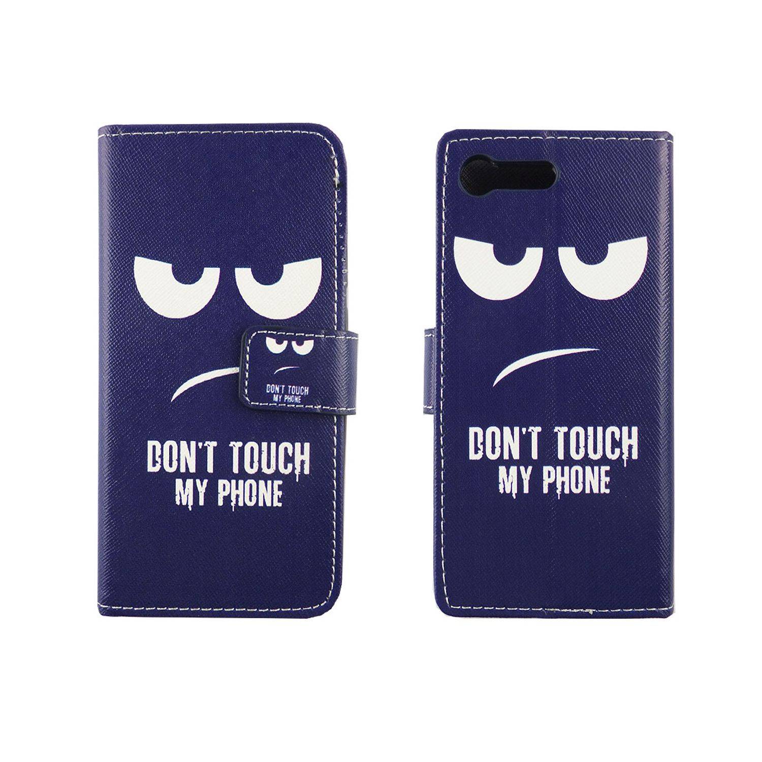 Sony Xperia X Compact Handyhülle Bookcover Blau