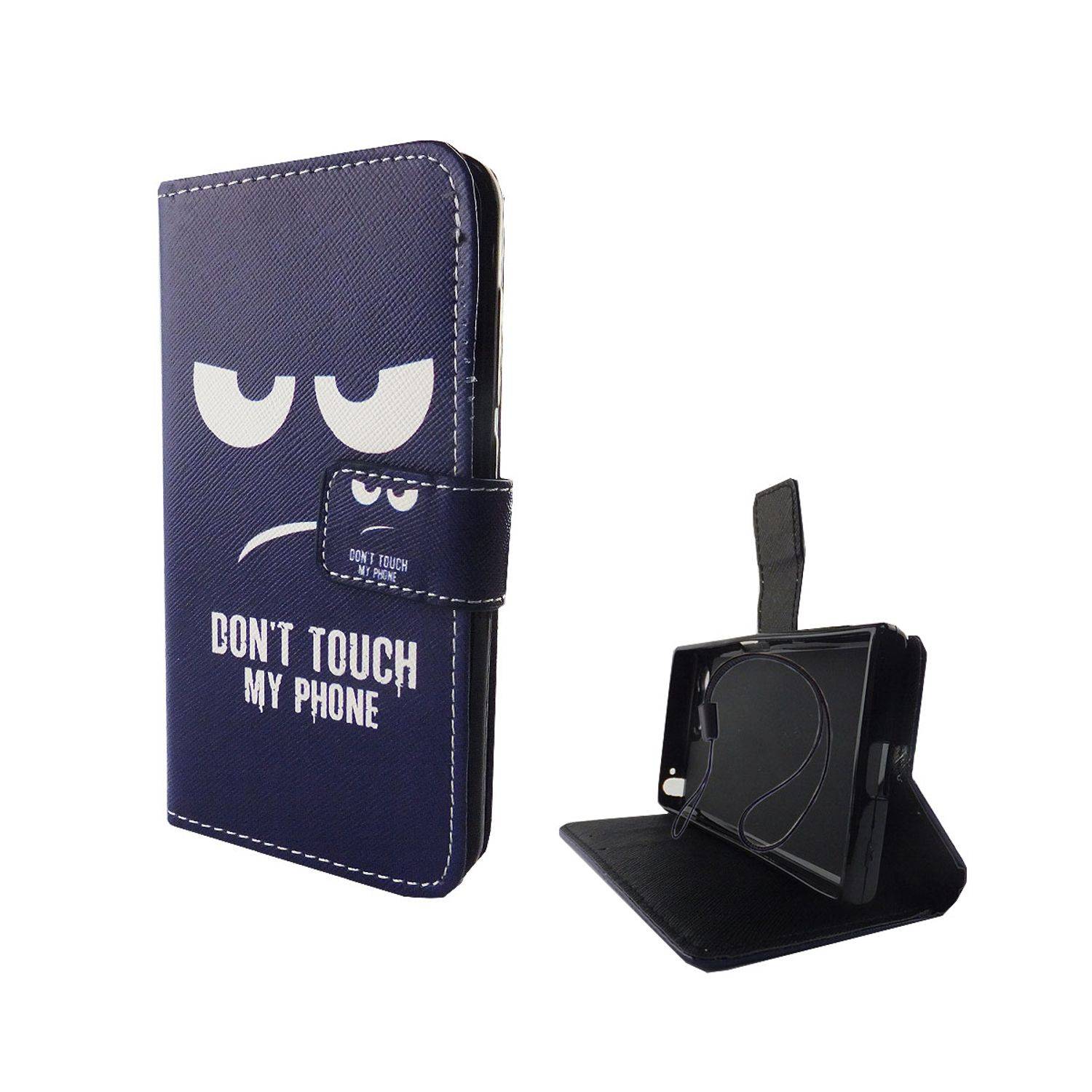 Sony Xperia X Compact Handyhülle Bookcover Blau