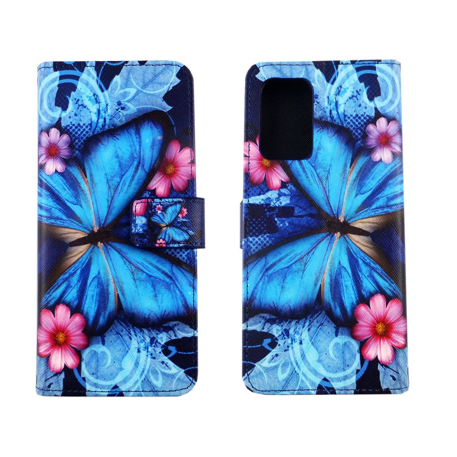 Samsung Galaxy A72 5G Handyhülle Bookcover Blau