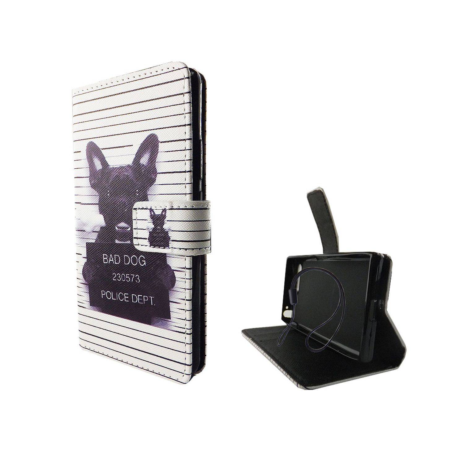 Sony Xperia X Compact Handyhülle Bookcover Weiß